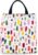kate spade new york Cute Lunch Bag for Women, Large Capacity Lunch Tote, Adult Lunch Box with Silver Thermal Insulated Interior Lining and Storage Pocket, Painterly Strokes