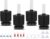 ALEGI 4pcs Large Aquarium Sponge Filter with Suction Cups, Check Valves for Breeding Fry Betta Shrimp Fish Tank (Small up to 10-20Gal 4 Pcs)