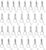 Anxingo 30 Pcs Spring Cage Latch Door Spring Hook Metal Finger for Fixing Rabbit, Dog, Cat, Birds,Rodents, Guinea Pig, Hamster, Parrot Hedgehog Cage Door