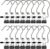 Boot Hangers Clips, 16 Pack Laundry Hooks Hanging Clips Clothes Pins Closet Hanger Organizer Clamps Socks Towel Clips Heavy Duty Clothespins Bulk Hanger Clips for Closet Travel Pants Socks Handbags