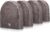 SYERAL Tire Covers Set of 4,Upgraded 5 Layer Nonwoven RV Wheel Covers, Waterproof Anti-UV Snow Sun Rain Tire Protectors Covers for Trailer,Camper,RV,Truck,SUV,27-29inch(M) Brown