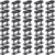 PAGOW 30pcs 40 Roller Chain Connecting Links, Master Connector Link, Heavy Duty Manganese Steel