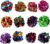 SunGrow 12 Pack Cat Crinkle Balls – 2 Inch Toys for Indoor Pets – Keep Your Feline Energetic & Excited with Vibrant Colors, Lightweight Design for Long-Lasting Fun, Perfect for Playtime
