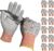 Schwer 12 Pairs ANSI A5 Cut Resistant Work Gloves, Cut Proof Gloves with PU Coating, Used for Metal Fabrication, WoodWorking, Construction, Non Slip, Durable, Non PFAS, S, CR3088