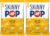 SkinnyPop Butter Popped Popcorn, 4.4oz Grocery Sized Bag (Pack of 2)