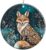 Fox Christmas Ornament 2025, Dated Christmas Ornament 2025, Fantasy Botanical Fox Ornament, Unique Winter Holiday Decoration, Nature Inspired Gifts for Women, Forest Creature Ornament