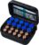 Peptide Case for Fridge, 20 Vials Holder, Fits 1ml 3ml 5ml 10ml Vials Storage, Not Fit Tall 10ml Vial,Diabetes Medication Organizer, No Vials, Black