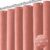Dynamene Extra Long Shower Curtain – 96 Inch Long Waffle Weave Weighted Thick Cloth Bathroom Shower Curtain, Neutral Heavy Duty Hotel Bath Curtain Set with 12 Plastic Hooks,72×96, Coral