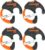 PRO (4 Pack: 4x Medium 2 Inch Diameter) Adjustable, Reusable, Cable Tie Replacements for Extension Cords or Electronics