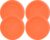 Pyrex 7200-PC Round 2 Cup Orange Storage Lid for Glass Bowls – Original Genuine Pyrex Lids – 4 Pack – Made In The USA