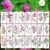 24 Pieces Wildflower Stencils for Painting, Reusable Leaf Flower Stencil Art Drawing Templates DIY Crafts Floral Plant Herb Stencil for Painting on Wood Wall Door Canvas Home Decor