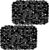 2 Pack Kitchen Sink Mat Pebble Sink Mats for Stainless Steel Sink, PVC Eco-friendly Sink Protector for Bottom of Kitchen Sink, Porcelain, Dishes and Glassware, Fast Draining, 15.8 x 11.8 In (Black)