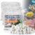 Sukh 3 Bags Ceramic Rings for Aquarium Filter – 425g Bio Ceramic Media Balls Replacement Biological Material Remover for Aquarium,Fish Tank,Pond,Canister Filter with 3 Mesh Bags