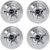 NOKINS Golf Cart SS Wheel Covers Hub Caps for Most Golf Carts 8 inch(Set of 4)
