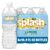 SPLASH REFRESHER Flavored Water Bottles, Lemon Flavor – 6-Pack, 16.9 Fl Oz – Refreshing Flavored Bottled Water with Electrolytes – Zero Sugar & Zero Calories