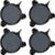 Pawfly Aquarium 4 Inch Air Stone Disc Bubble Diffuser Release Tool for Air Pumps Buckets Fish Tanks Ponds DWC Reservoirs and Circulation System – 4 Pack