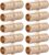 SharkBite 1/2 Inch Crimp Coupling, Pack of 10, Brass Plumbing Fitting, PEX Pipe, PE-RT, UC008LFA10