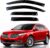 KPY Rain Guards Fit for 2010 Lincoln MKT, Out-Channel Window Visors Vent Wind Deflectors 4PC, Car Accessories for 2010 MKT