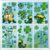 St Patricks Day Decorations Window Clings, 9 Sheets St. Patrick’s Day Extra Large Window Cling Stickers for Glass, Gnome Shamrock Irish Holiday Clings Decals for Indoor Home Shop Kitchen Office Decor