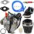 PD24J Carburetor Kit 24mm Carb With Manifold Intake Air filter Ignition Plug for 4-Stroke GY6 125CC 150CC 152QMJ/QMI 157QMJ/QMI Engines ATV Go Kart parts