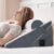 Ganondorf 3PCS Wedge Pillow Headboard Orthopedic Bed Wedge Pillows Set for Sleeping 9&12&22″ Adjustable Premium Foam Elevated Triangle Body Pillow for Bed Sitting Up