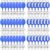 Honoson 50 Pcs Heavy Duty Retractable Badge Reels Batch ID Badge Holder Retractable Clip Bulk Key Holder with Ring for Office Worker Employee, Doctor Nurse Gifts (Dark Blue)