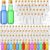 120 Pcs Mini Liquor Bottles Airtight Shot Miniature Empty Plastic Alcohol Spirit Shot Bottles with Funnels for Party Favors, Weddings(3.3 oz,Gold)