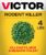 Victor Rat Poisoning for Inside & Outside Use – Kills Rats, Mice, Meadow Voles | Mouse Poisoning for Indoor & Outdoor Areas, Ready-to-Use, 4 lb Bag – M925