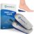 Orthopedic Heel Lift Inserts for Heel Pain & Leg Length Discrepancy – Soft Gel Cushioned Heel Cups, 3 Height Options (0.6”, 1”, 1.35”), Standard Width, Men & Women, 1 Pair
