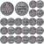 Nosiny 20 Pcs Armor of God Coins Metal Christian Challenge Coins for Religious Prayer Collector Christian Church School Party Commemorative Gifts (Ancient Style)