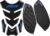 Real Carbon Fibre Tank pad, Anti Slip sticker for R6 600 2006-2016 (Blue)